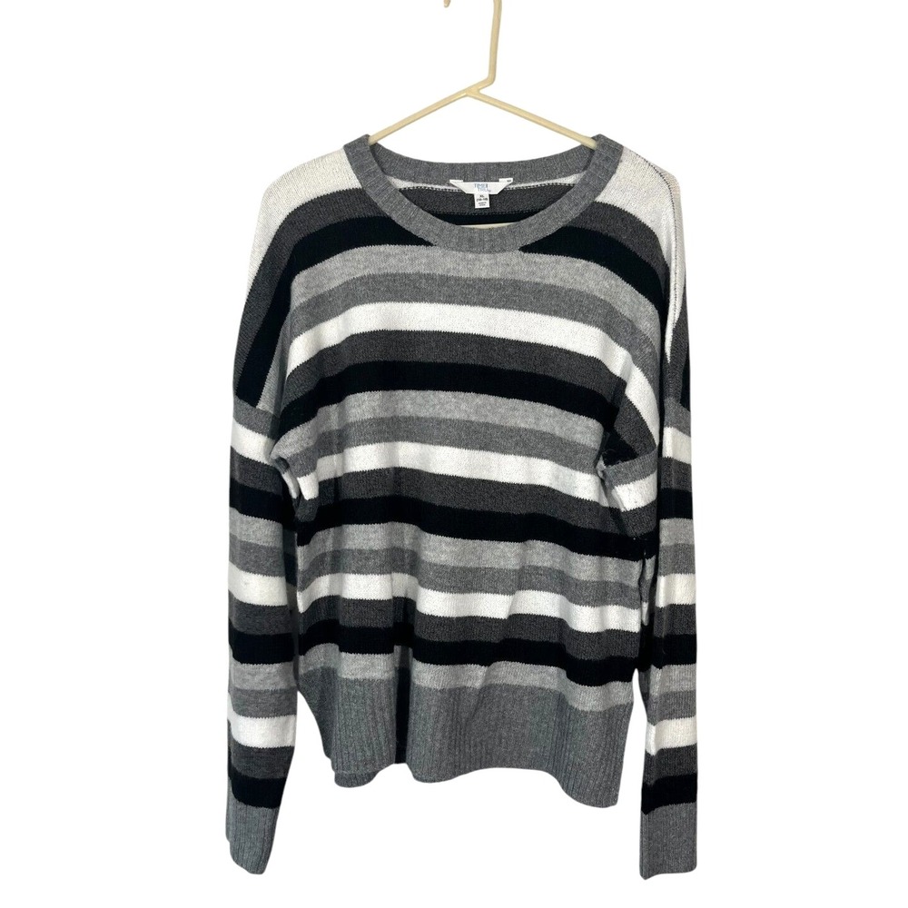 Time and Tru Women's Crew Neck Striped Super‎ Soft Sweater XL